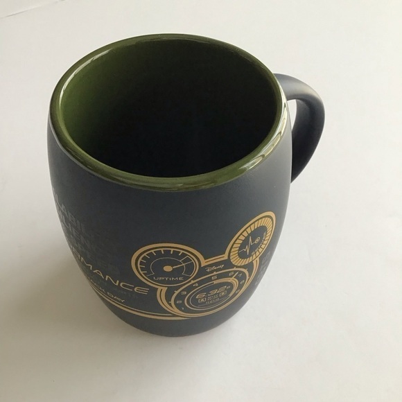 Walt Disney Parks IT Tech Hack Day 2013 Fall Coffee Mug Tea Cup Black Army Green - Picture 10 of 14